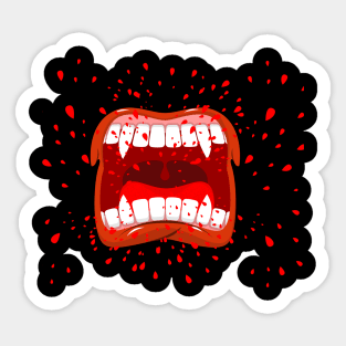 Vampire Mouth Alternate Sticker